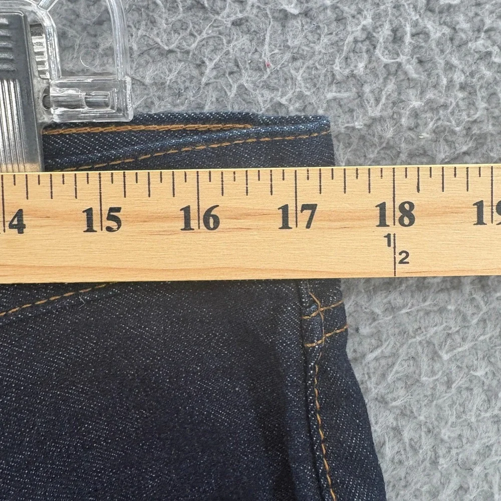 Levis 505 Regular Fit Jeans Mens 34x30 Dark Wash Straight Leg Denim Pants